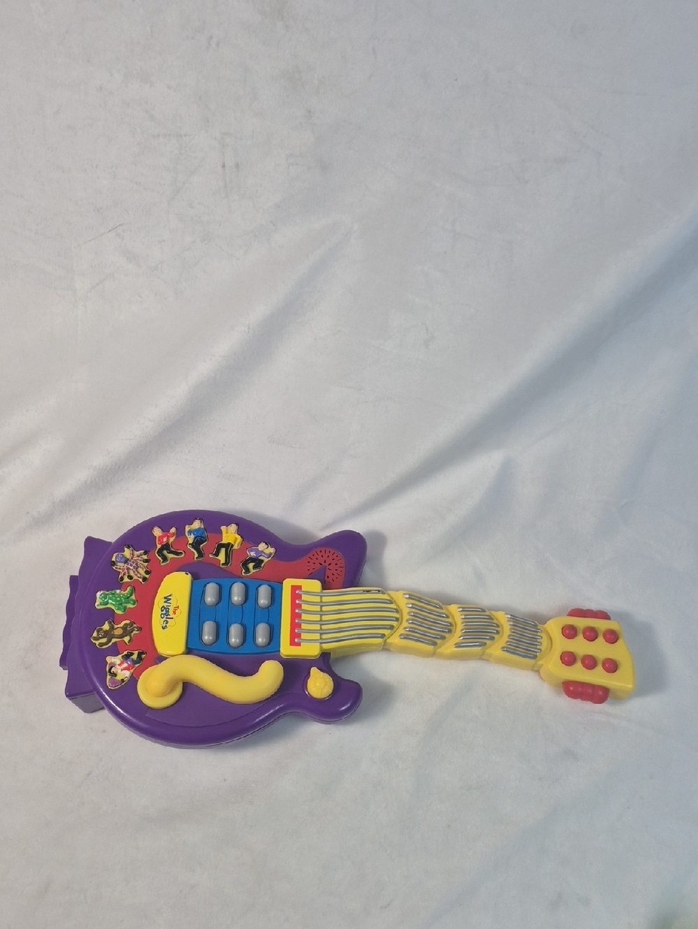 2004 The Wiggles Wiggly Giggly Dancing Guitar Spin Master - Tested - Works